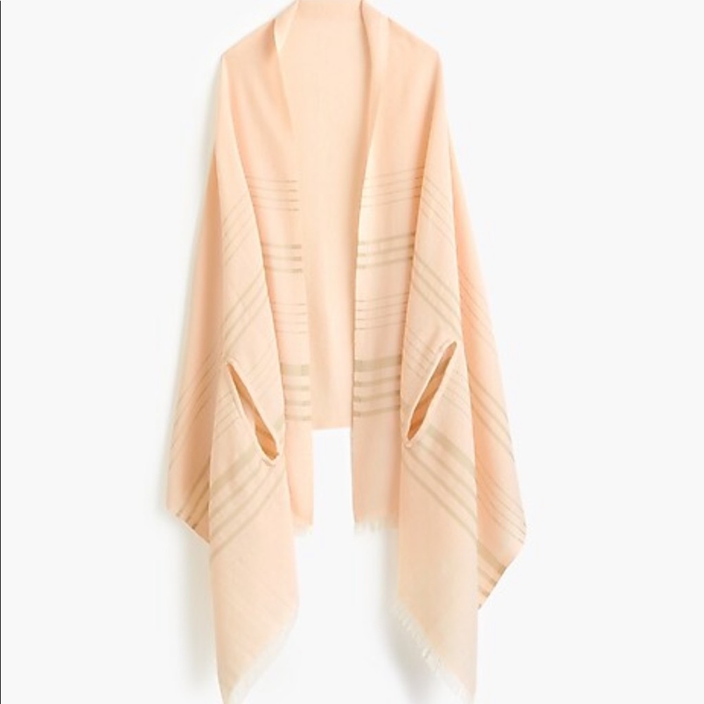 Jcrew Striped cape-scarf